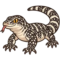 Illustration of a Argentine Tegu