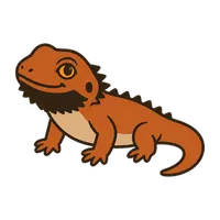 Illustration of a Bearded Dragon
