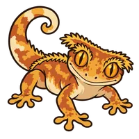 Illustration of a Crested Gecko