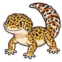 Illustration of a Leopard Gecko