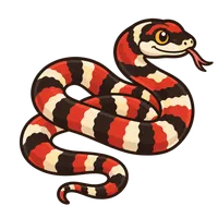 Illustration of a Milk Snake