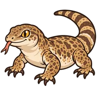 Illustration of a Savannah Monitor